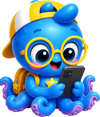 Pipo, o polvo mascote do canal